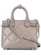Burberry Quilted Tote, Women's, Pink/purple