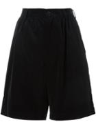 Comme Des Garçons Girl Bermuda Shorts, Size: Small, Black, Cotton/cupro