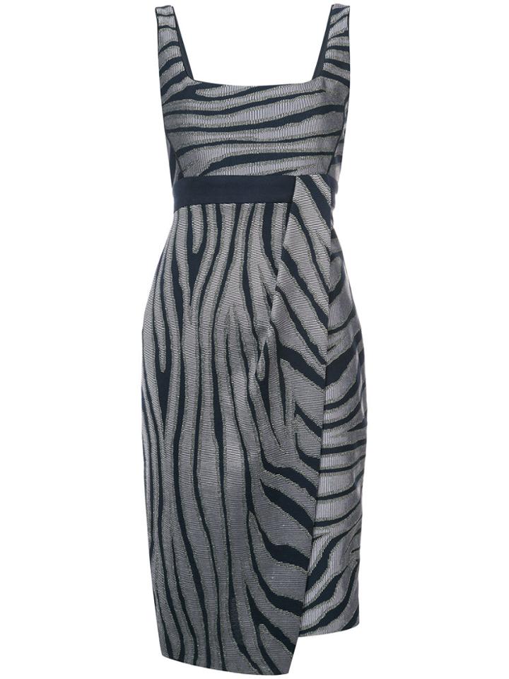 Kimora Lee Simmons Zebra Print Dress - Black