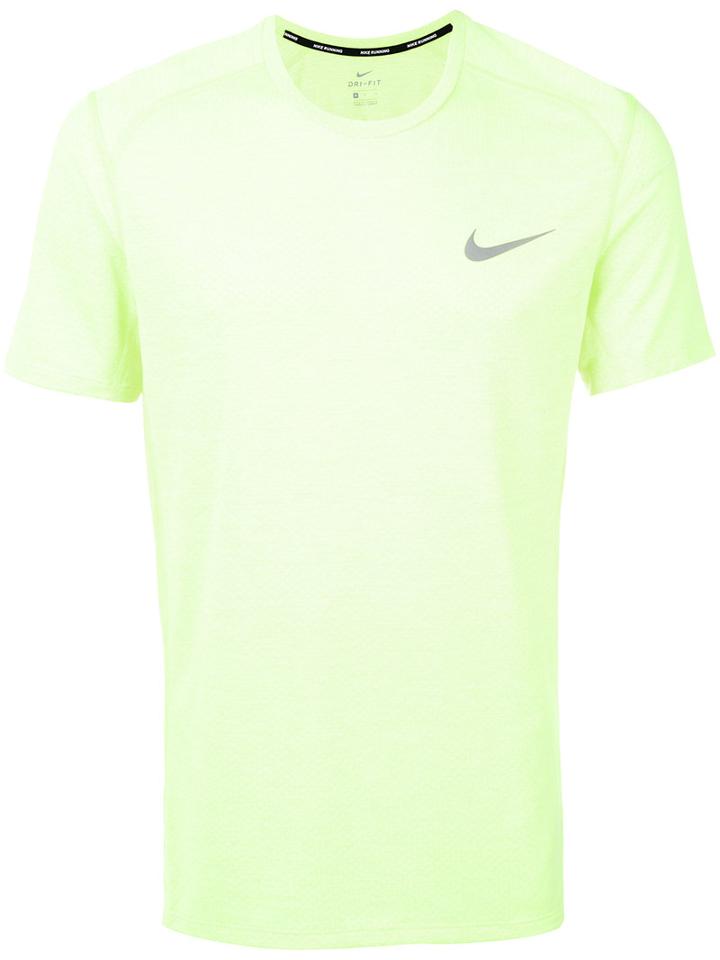 Nike - Breathe Miler Cool Running T-shirt - Men - Polyester - Xl, Green, Polyester