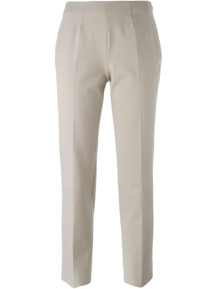 Piazza Sempione Slim Fit Trousers, Women's, Size: 46, Nude/neutrals, Cotton/spandex/elastane