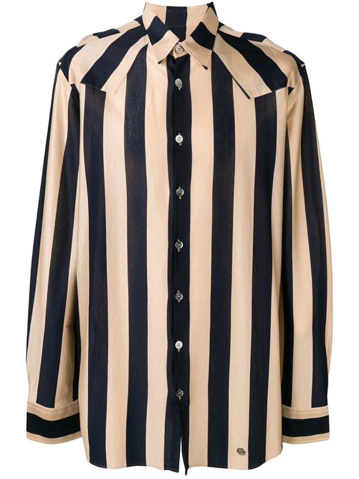 Études Nevada Striped Shirt - Blue