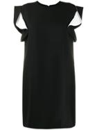 Givenchy Ruffle Sleeve Dress - Black