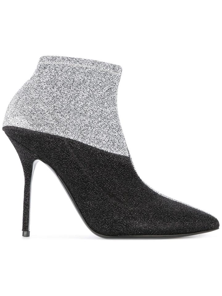 Pierre Hardy Metallic Ankle Boots