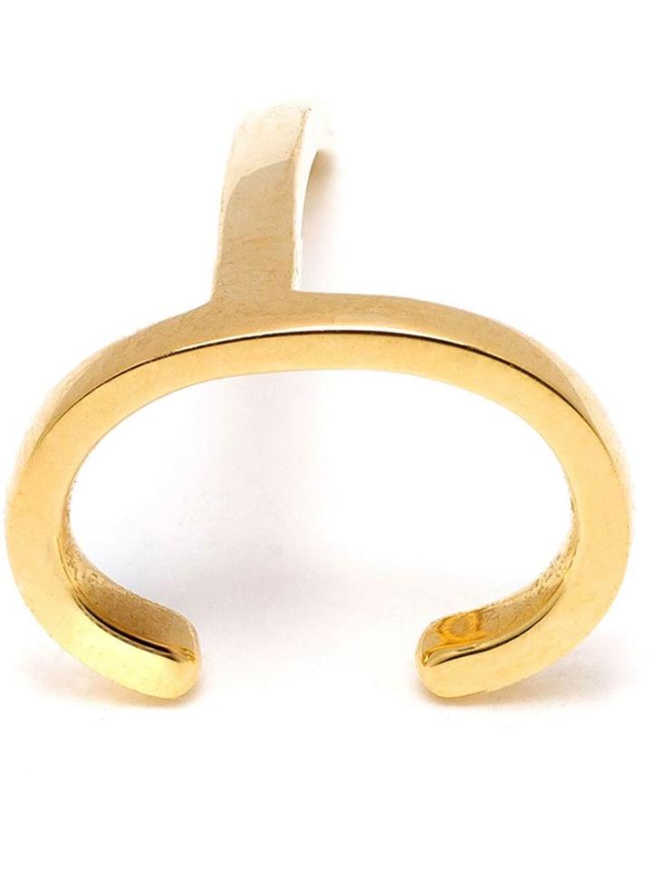 Asherali Knopfer Gold 'theo' Ear Cuff, Women's, Metallic