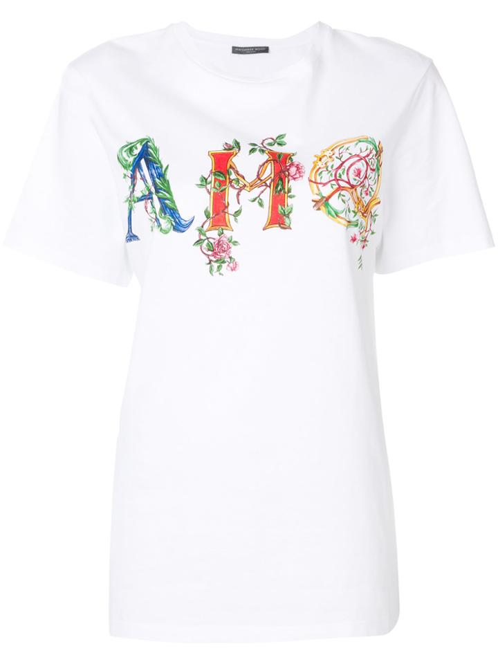 Alexander Mcqueen Logo Detail T-shirt - White