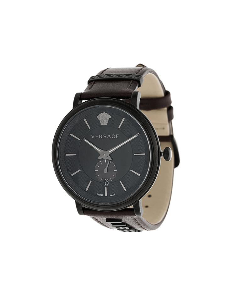 Versace V-circle Watch - Brown
