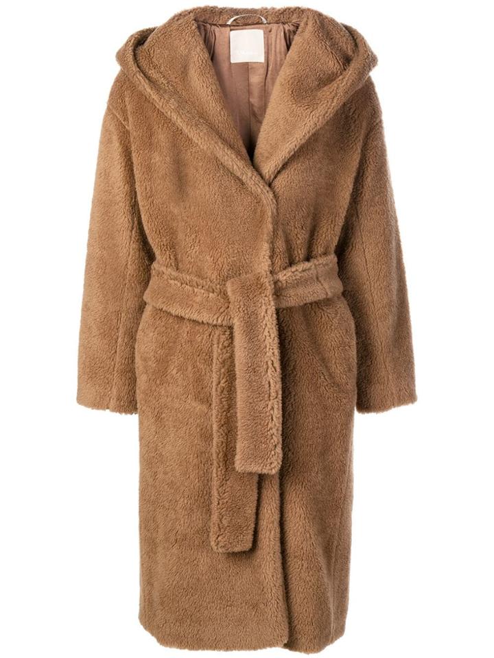 's Max Mara Vello Coat - Brown