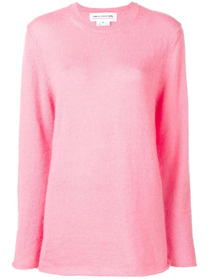 Comme Des Garçons Girl Fine Knit Jumper - Pink