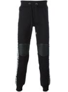 Philipp Plein 'plein Hero' Track Pants, Men's, Size: Large, Black, Cotton/polyurethane/polyester