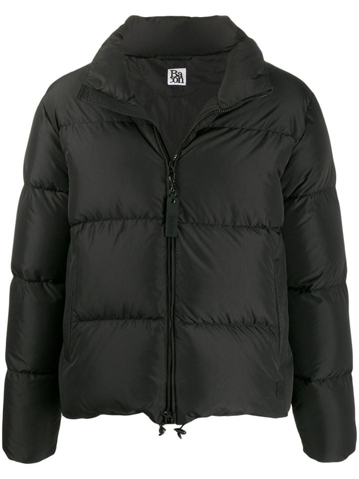 Bacon High-neck Puffer Jacket - Black