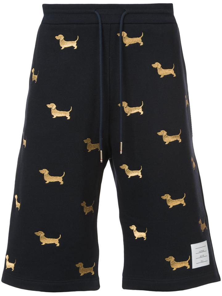 Thom Browne Sausage Dog Shorts - Blue