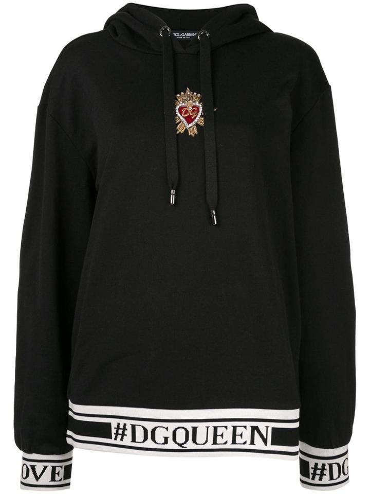 Dolce & Gabbana Dgqueen Hoodie - Black