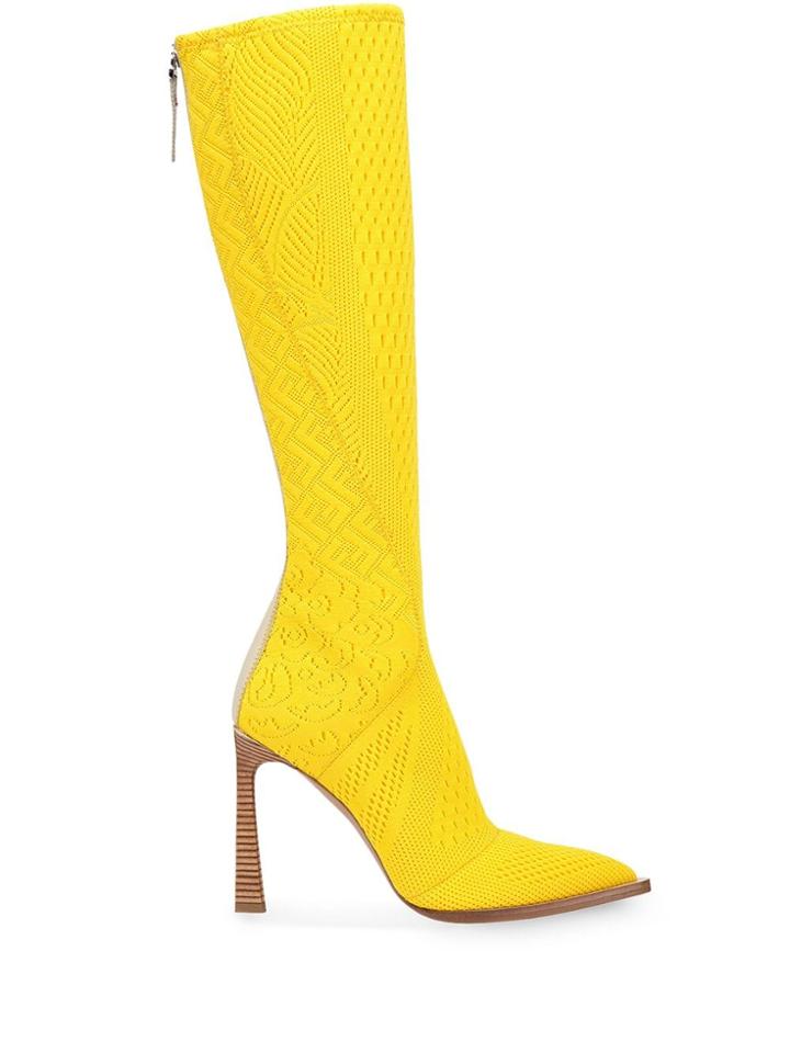 Fendi Stivale Boots - Yellow