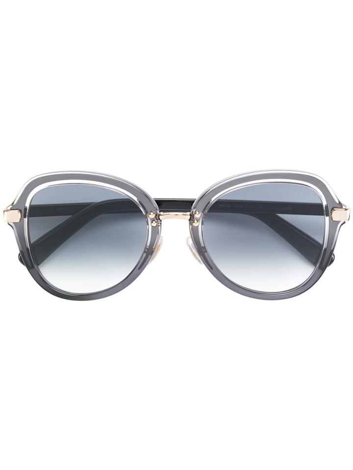 Jimmy Choo Eyewear Oversized Sunglasses - Black