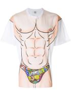 Moschino Muscle Print T-shirt - White