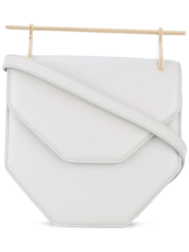 M2malletier - Geometric Shoulder Bag - Women - Calf Leather - One Size, Nude/neutrals, Calf Leather