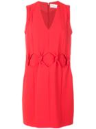 Victoria Victoria Beckham Knot Detail Shift Dress - Red