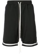 Rick Owens Drkshdw Tie Waist Drop-crotch Shorts - Grey