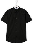 Stone Island Junior Short Sleeved Shirt - Black