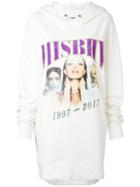 Misbhv 'rest In Pieces' Hoodie, Women's, Size: Xs, White, Cotton
