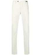 Pt01 Slim-fit Corduroy Trousers - White