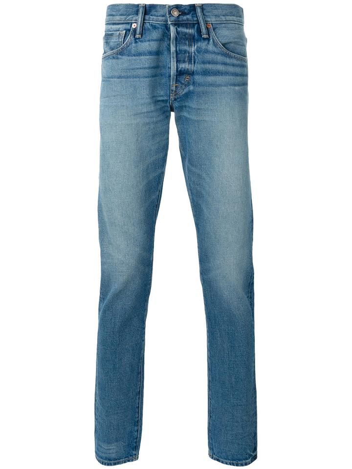 Tom Ford Regular Fit Denim Jeans, Men's, Size: 32, Blue, Cotton