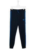Adidas Kids Printed Logo Track Pants - Blue