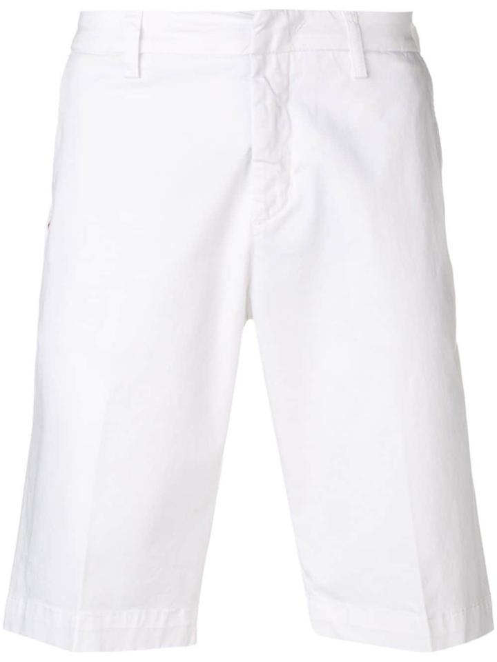 Entre Amis Classic Chino Shorts - White