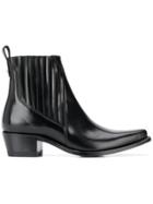 Valentino Valentino Garavani Pointed Toe Ankle Boots - Black