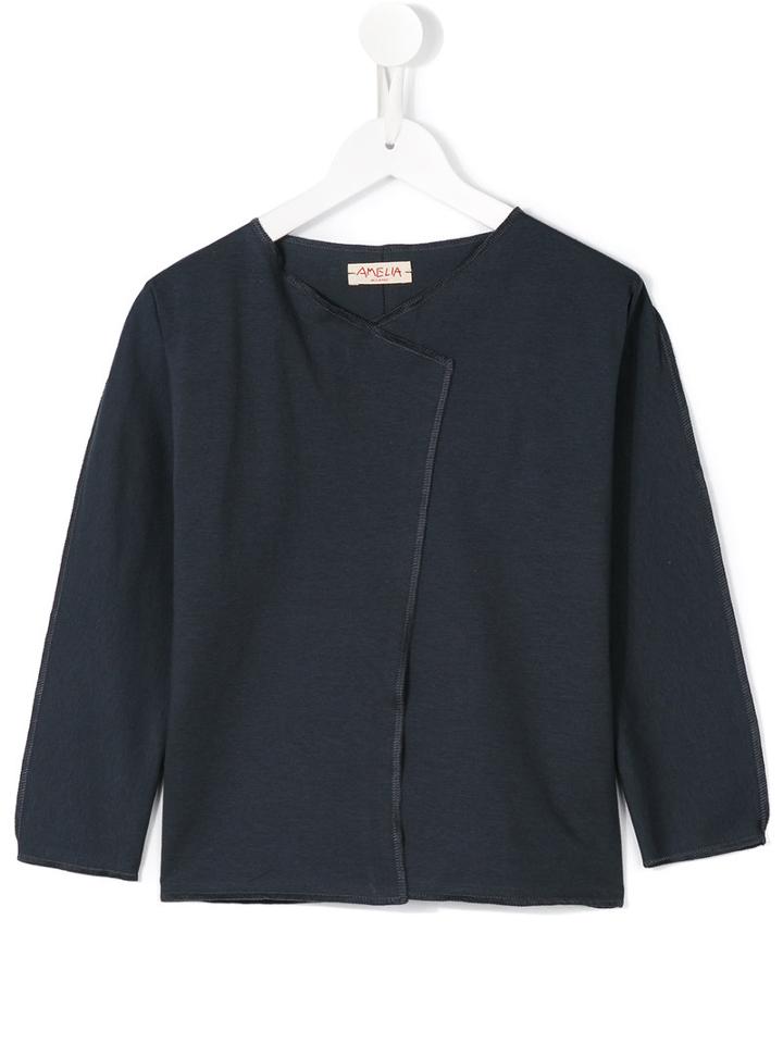 Amelia Milano Yoko Cardigan, Girl's, Size: 10 Yrs, Blue