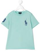 Ralph Lauren Kids - Logo T-shirt - Kids - Cotton - 7 Yrs, Green