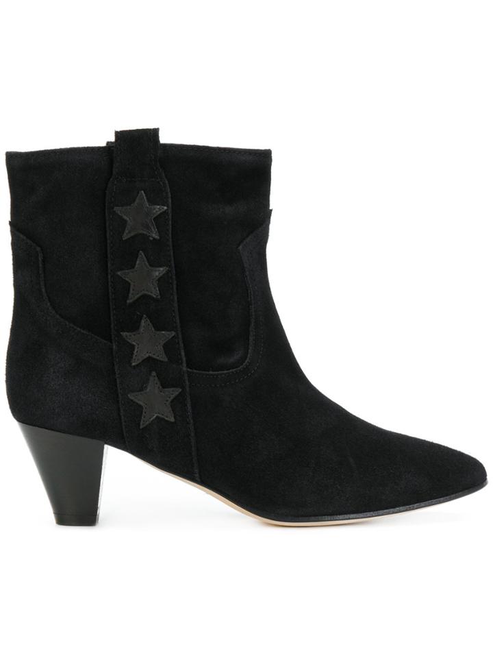 Marc Ellis Star Ankle Boots - Black