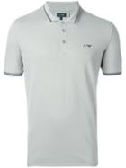 Armani Jeans Classic Polo Shirt, Men's, Size: Small, Grey, Cotton/spandex/elastane