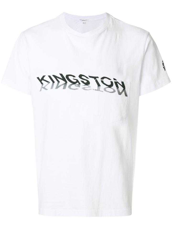 Engineered Garments Kingston Slogan T-shirt - White