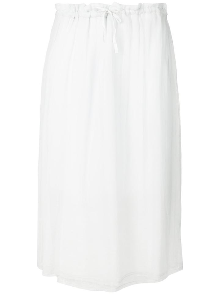 Kristensen Du Nord Double Knee Length Skirt - White