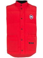 Canada Goose Freestyle Crew Quilted Down Gilet - Red