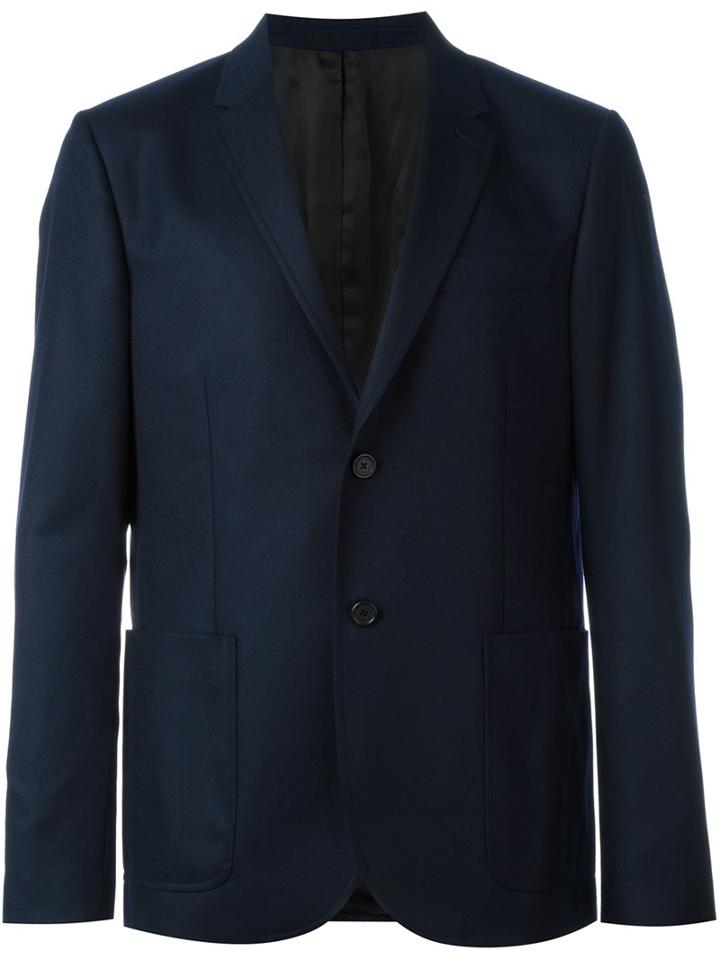 Joseph Patch Pocket Blazer, Men's, Size: 52, Blue, Viscose/wool