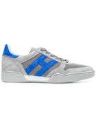 Hogan Logo Embellished Sneakers - Grey