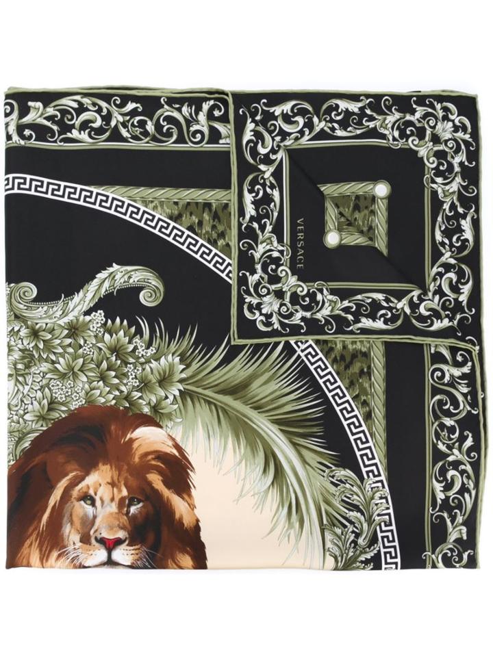 Versace Lion Print Scarf