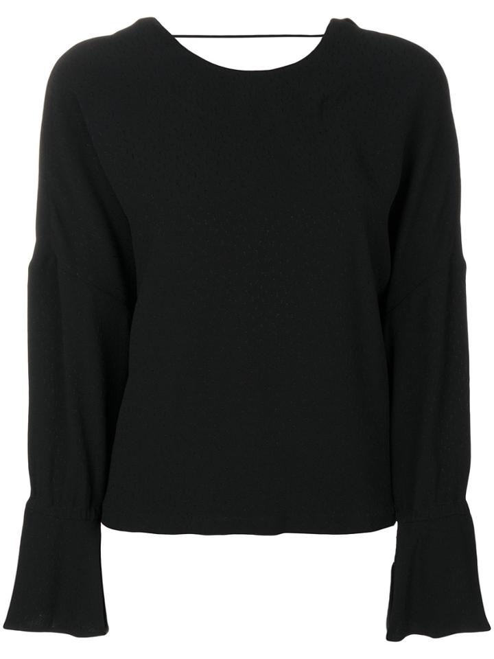 Iro Open-back Top - Black