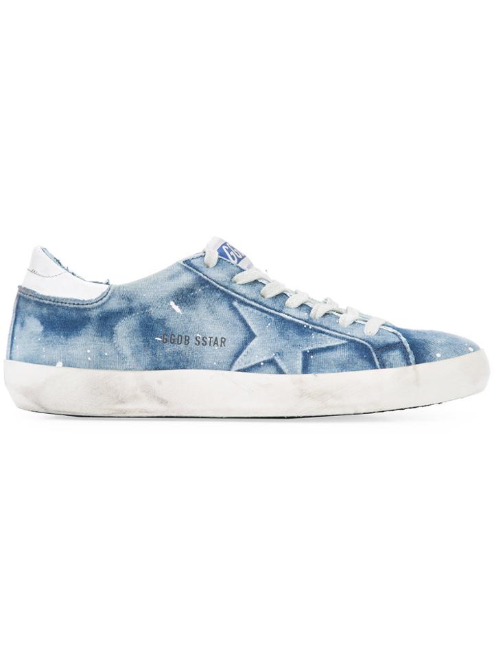 Golden Goose Deluxe Brand Denim Super Star Trainer - Blue