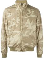 Woolrich Reversible Camouflage Bomber Jacket, Men's, Size: Medium, Nude/neutrals, Polyester/polyamide