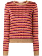 Twin-set Intarisa Knit Jumper - Pink & Purple