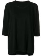 Zadig & Voltaire Cropped Sleeves Jumper - Black