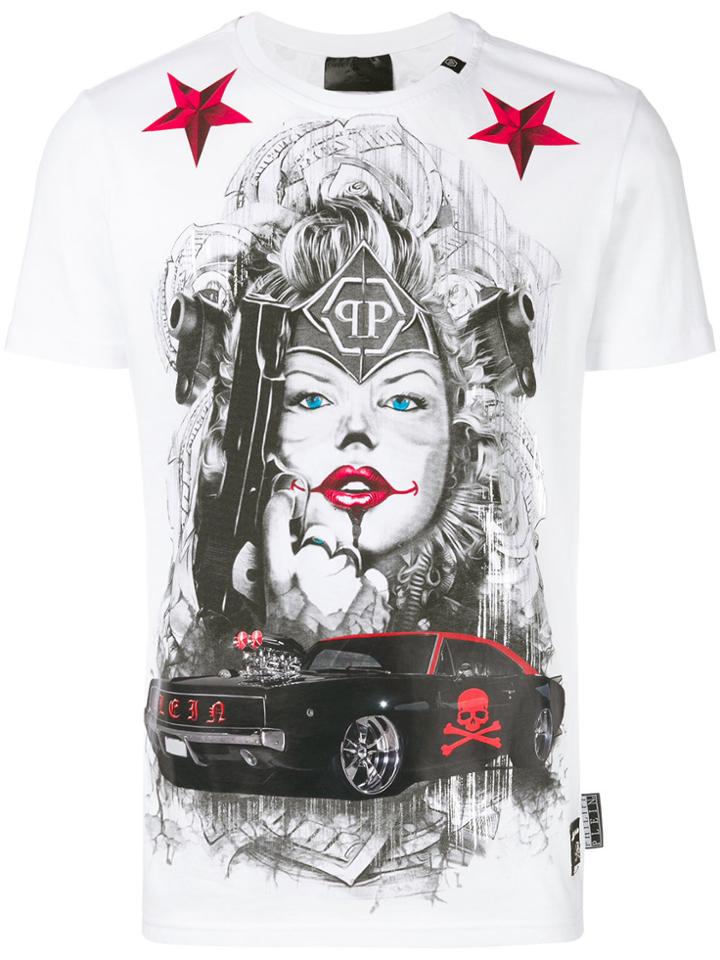 Philipp Plein Blue Eyes T-shirt - White