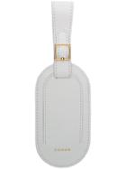 Chaos Graphic Print Luggage Tag - White