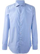 Etro Classic Button Down Shirt, Men's, Size: 43, Blue, Cotton