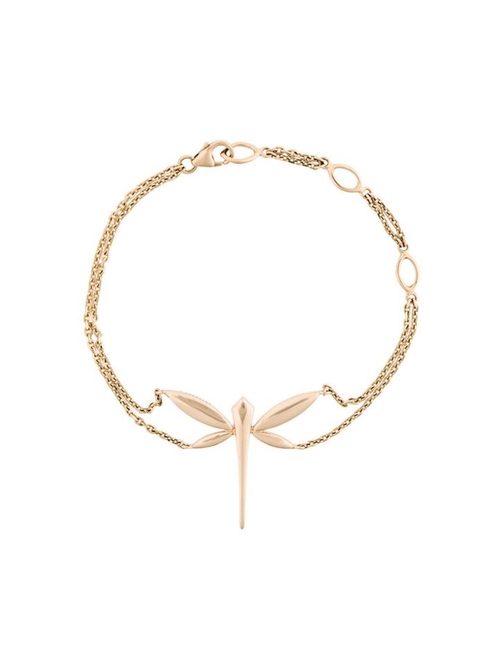Anapsara Dragonfly Chain Bracelet - Metallic