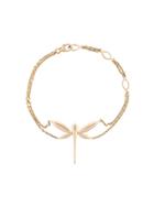 Anapsara Dragonfly Chain Bracelet - Metallic